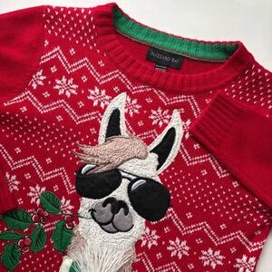 Blizzard Bay Holiday Llama Sweater Medium
